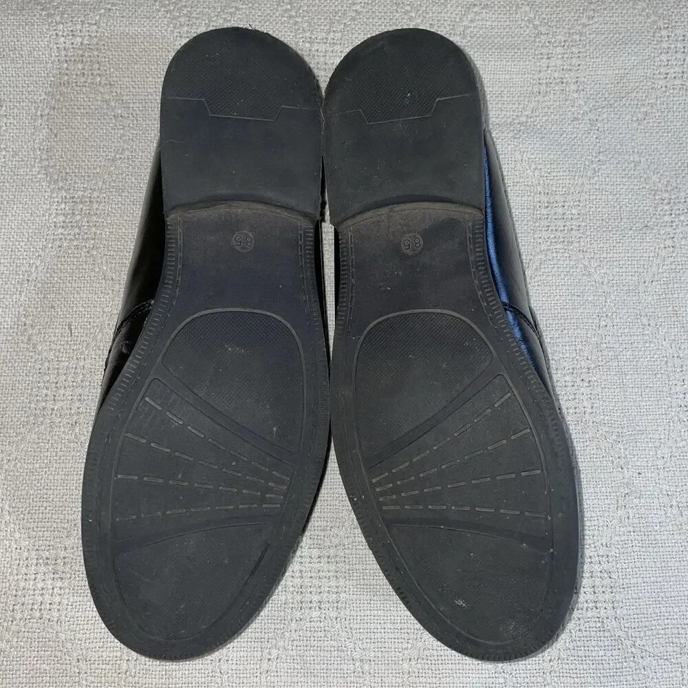 John Romaine Men’s Dress Loafers Size 8.5 M Black Leather Business Formal City